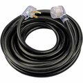 Direct Wire Welder Extension Cord, 8/3 AWG, 25 ft, 250V, Black EC0002